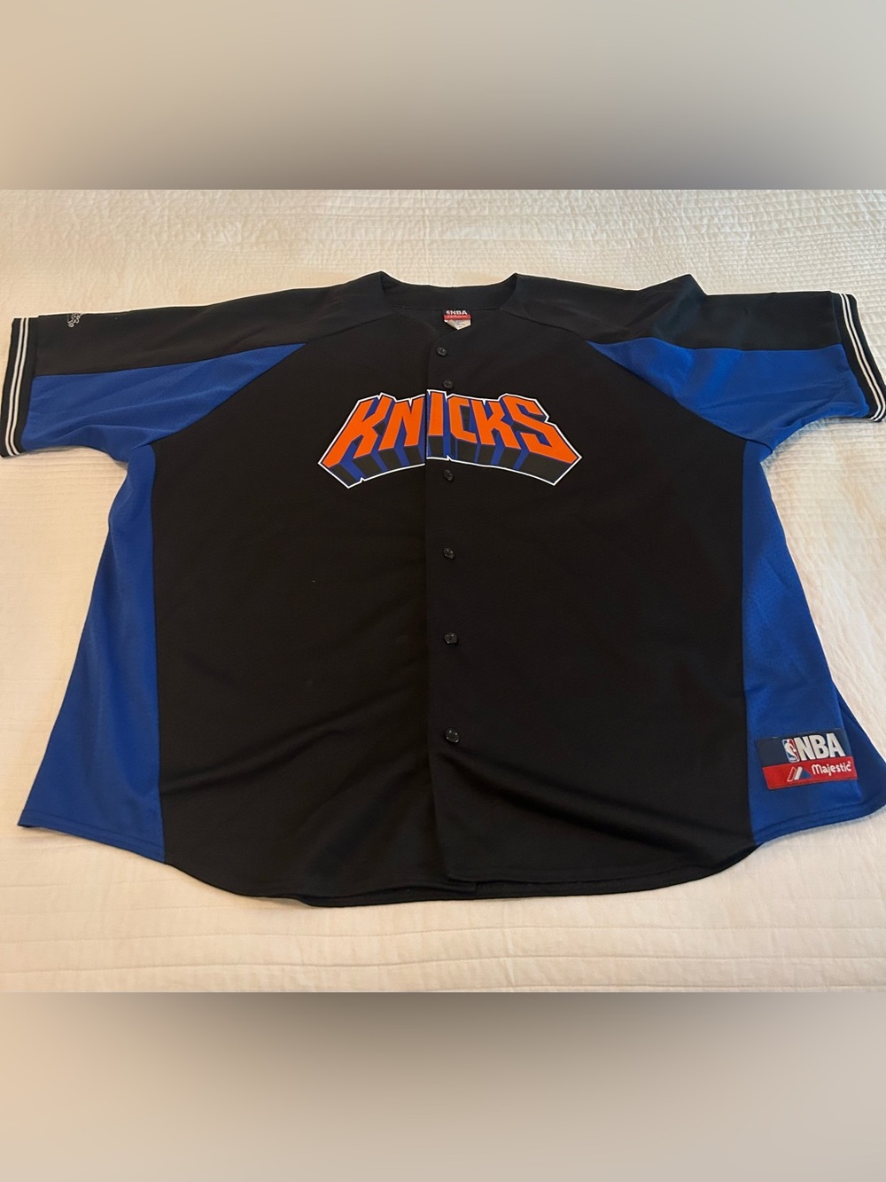 New York Knicks Vintage Majestic NBA Jersey Size 5XL
